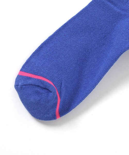 algy(アルジー)の「バイカラークルーソックス(ソックス/靴下・キッズ・グリーン/ブラック/ブルー・21/24)」の8枚目の写真