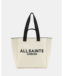 ALLSAINTS | IZZY LOGO PRINT KNITTED TOTE BAG | IZZY ロゴ プリント ニット トート バッグ(トートバッグ)
