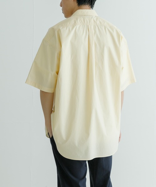 URBAN RESEARCH(アーバンリサーチ)の「高密度コットンショートスリーブシャツ(シャツ/ブラウス・メンズ・ライトブルー/グレー/ホワイト/イエロー・MEDIUM/LARGE)」の17枚目の写真