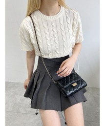 PHILLY | 【PHILLY】ケーブル半袖ニット(ニット/セーター)