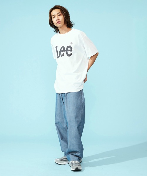 Lee（リー）の「Lee/リー FLeeasy COOL イージーパンツ 【ゆったり】【涼しい素材】シアサッカー/ユニセックス/男女兼用/高身長から低身長まで（その他パンツ・メンズ・インディゴブルー/アイボリー/ブラック/ストライプ/ブルー/グレー・FREE）」の22枚目の写真