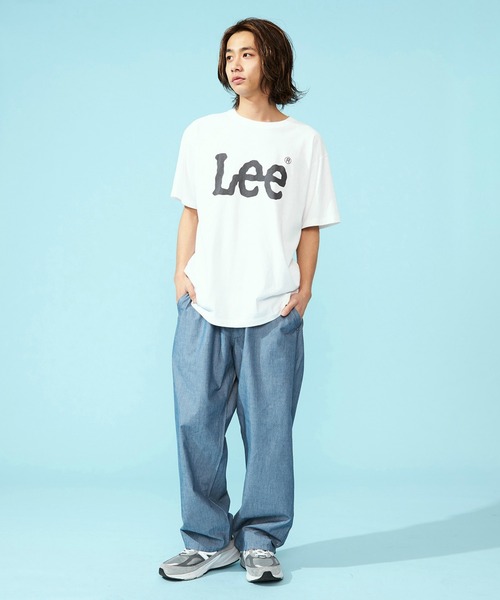 Lee（リー）の「Lee/リー FLeeasy COOL イージーパンツ 【ゆったり】【涼しい素材】シアサッカー/ユニセックス/男女兼用/高身長から低身長まで（その他パンツ・メンズ・インディゴブルー/アイボリー/ブラック/ストライプ/ブルー/グレー・FREE）」の21枚目の写真