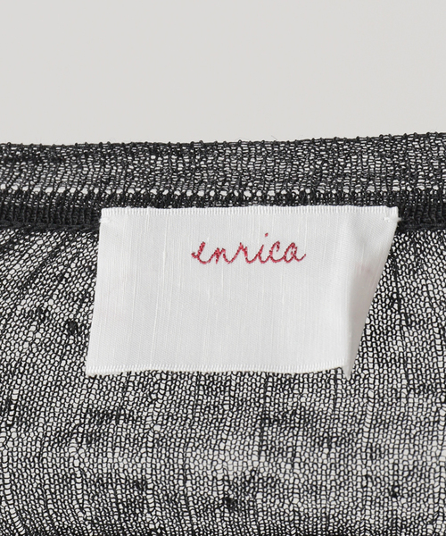 enrica(エンリカ)の「enrica (エンリカ)ハーフスリーブプルオーバー KNIT099(ニット/セーター・レディース・ブラック・FREE)」の17枚目の写真