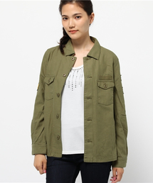 SEVENDAYS=SUNDAY | ワッペン付　ミリタリージャケット(テーラードジャケット)