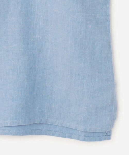 ORCIVAL（オーシバル）の「ORCIVAL | リネン ボートネックプルオーバーシャツ SOLID WOMEN（シャツ/ブラウス・レディース・サックスブルー/チャコール・1）」の12枚目の写真
