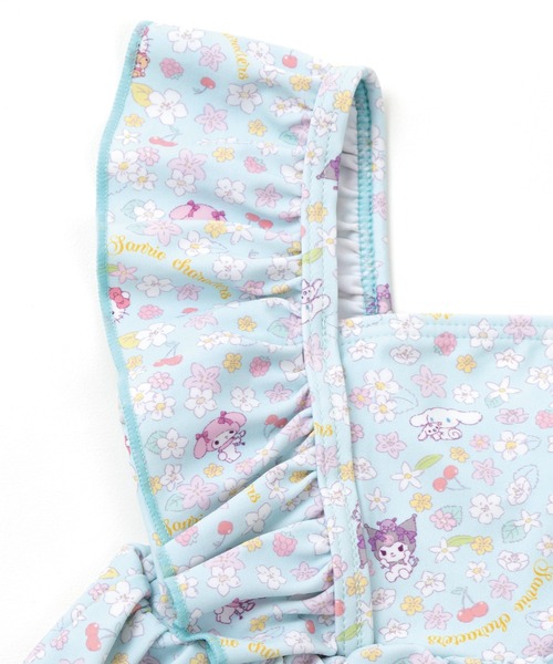 UVcutフリルセットアップ水着(ビキニ/長袖)【マイメロディ