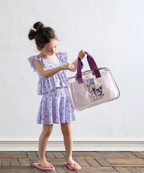 UVcutフリルセットアップ水着(ビキニ/長袖)【マイメロディ/サンリオ