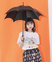 642701：パゴタ型ハイレグ スカラーちゃん総柄 遮光アンブレラ