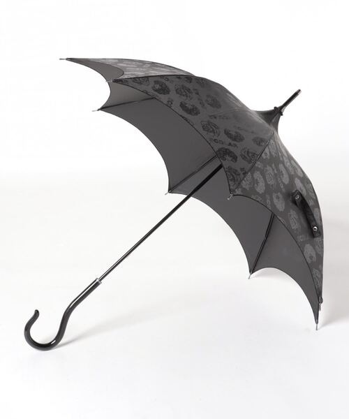 ScoLar（スカラー）の「642701：パゴタ型ハイレグ スカラーちゃん総柄 遮光アンブレラ（長傘・レディース・ブラック・FREE）」の5枚目の写真