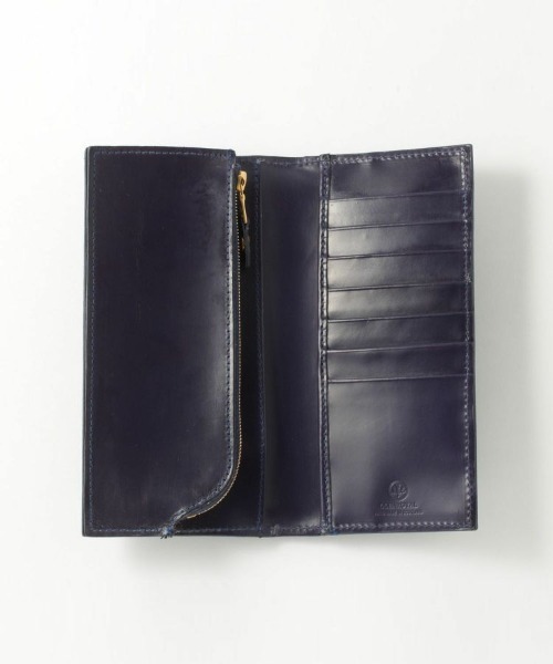 【GLENROYAL/グレンロイヤル】LONG WALLET WITH CURVED ZIP/ブライドルレザー 二つ折り長財布（財布）｜GLENROYAL（グレンロイヤル）