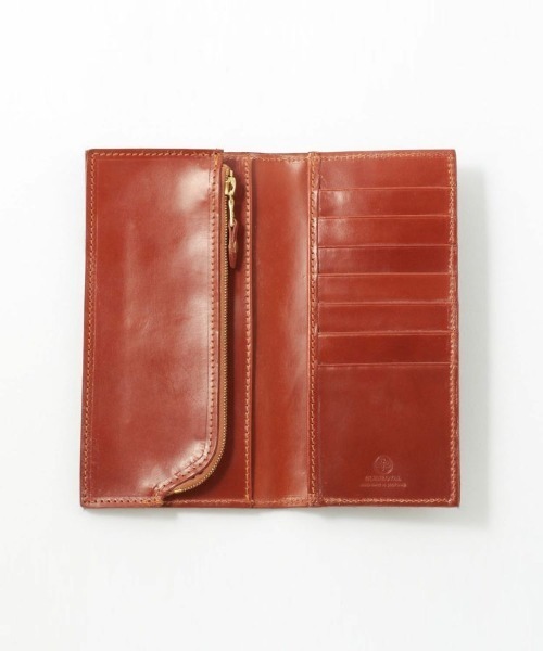 【GLENROYAL/グレンロイヤル】LONG WALLET WITH CURVED ZIP/ブライドルレザー 二つ折り長財布（財布）｜GLENROYAL（グレンロイヤル）