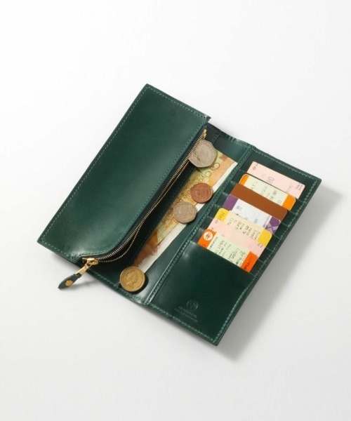 【GLENROYAL/グレンロイヤル】LONG WALLET WITH CURVED ZIP/ブライドルレザー 二つ折り長財布（財布）｜GLENROYAL（グレンロイヤル）