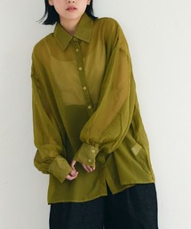 IROHANI | シアーオーバーサイズシャツ(シャツ/ブラウス)