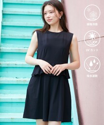 ラッシュガードペプラム オールインワン