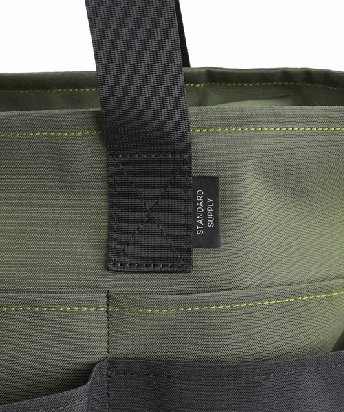 STANDARD SUPPLY(スタンダードサプライ)の「スタンダードサプライ / ECO STEP エコステップ / 2WAY UTILITY TOTE 2ウェイユーティリティートート(トートバッグ・レディース・ブラック/オリーブ系/ブラウン系・FREE)」の8枚目の写真