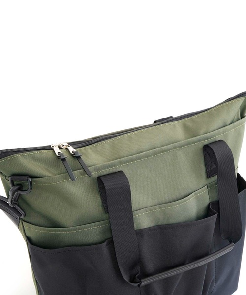 STANDARD SUPPLY(スタンダードサプライ)の「スタンダードサプライ / ECO STEP エコステップ / 2WAY UTILITY TOTE 2ウェイユーティリティートート(トートバッグ・レディース・ブラック/オリーブ系/ブラウン系・FREE)」の13枚目の写真