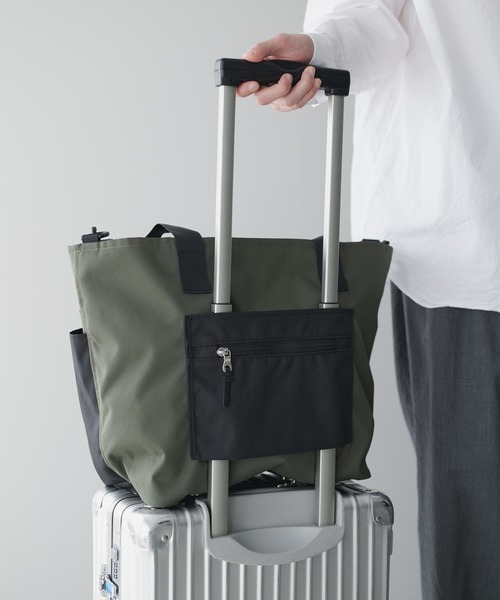 STANDARD SUPPLY(スタンダードサプライ)の「スタンダードサプライ / ECO STEP エコステップ / 2WAY UTILITY TOTE 2ウェイユーティリティートート(トートバッグ・レディース・ブラック/オリーブ系/ブラウン系・FREE)」の6枚目の写真