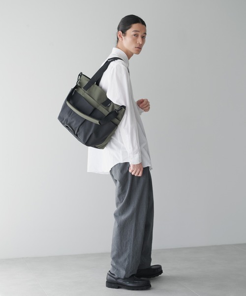 STANDARD SUPPLY(スタンダードサプライ)の「スタンダードサプライ / ECO STEP エコステップ / 2WAY UTILITY TOTE 2ウェイユーティリティートート(トートバッグ・レディース・ブラック/オリーブ系/ブラウン系・FREE)」の4枚目の写真