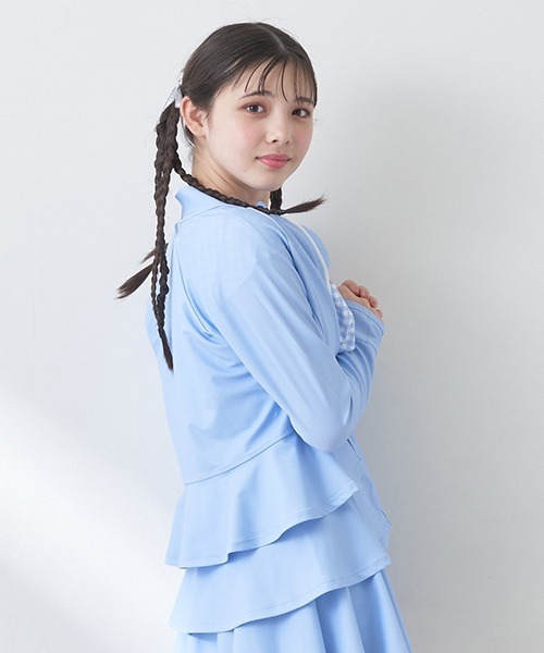 メゾ ピアノジュニア ✨水着　ラッシュガード & 水着✨　　約160サイズ mezzo piano Junior（メゾピアノジュニア）の「ラッシュガード