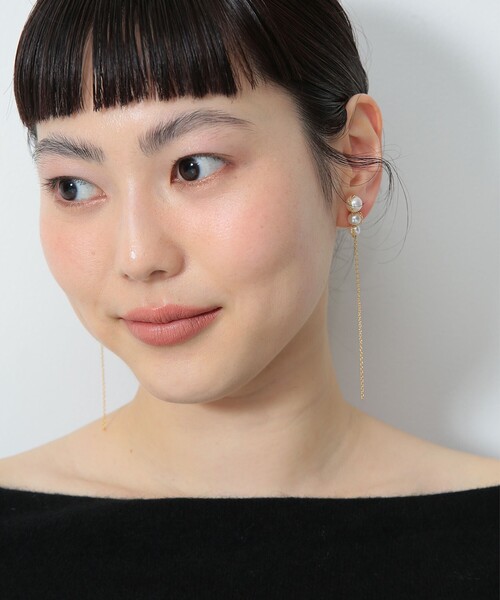Demi-Luxe BEAMS(デミルクス ビームス)の「jour couture / onto.02 ピアス(ピアス(両耳用)・レディース・ゴールド・ONE SIZE)」の2枚目の写真