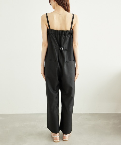 ROPE' PICNIC（ロペピクニック）の「シャークスキンベアパンツ/セットアップ対応（つなぎ/オールインワン・レディース・ブラック系その他/チャコールグレー・36/38）」の18枚目の写真