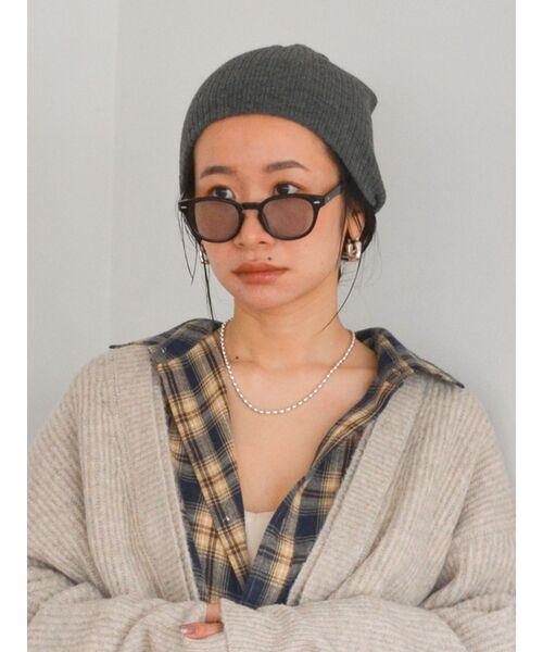 Ungrid（アングリッド）の「ウェリントンカラーレンズサングラス（サングラス・レディース・グレー/ブラウン・FREE）」の3枚目の写真