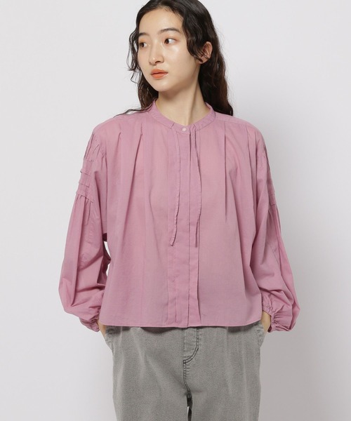 niko and...(ニコアンド)の「プレミアムローンワイドブラウス(シャツ/ブラウス・レディース・レッド/ピンク/クリーム/グレー・FREE)」の2枚目の写真