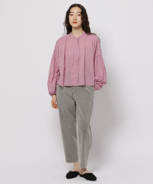 niko and...(ニコアンド)の「プレミアムローンワイドブラウス(シャツ/ブラウス・レディース・レッド/ピンク/クリーム/グレー・FREE)」の7枚目の写真