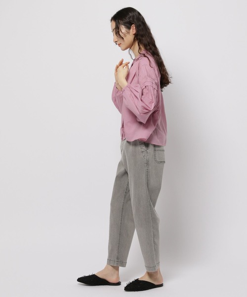 niko and...(ニコアンド)の「プレミアムローンワイドブラウス(シャツ/ブラウス・レディース・レッド/ピンク/クリーム/グレー・FREE)」の8枚目の写真