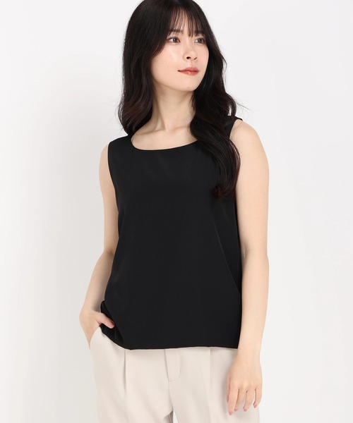 STRAWBERRY-FIELDS（ストロベリーフィールズ）の「デシンコンビ２ＷＡＹカットソー（Tシャツ/カットソー・レディース・ブラック/オフホワイト/ロイヤルブルー・2）」の3枚目の写真