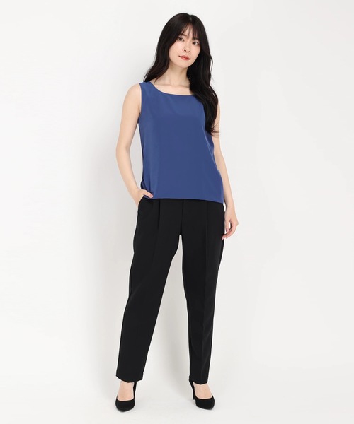 STRAWBERRY-FIELDS（ストロベリーフィールズ）の「デシンコンビ２ＷＡＹカットソー（Tシャツ/カットソー・レディース・ブラック/オフホワイト/ロイヤルブルー・2）」の11枚目の写真