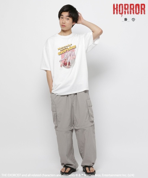 niko and...（ニコアンド）の「【EXORCIST(エクソシスト)】コラボアソートプリントT（Tシャツ/カットソー・メンズ・ネイビー/ホワイト/オフホワイト/ブラック・LARGE/MEDIUM）」の7枚目の写真