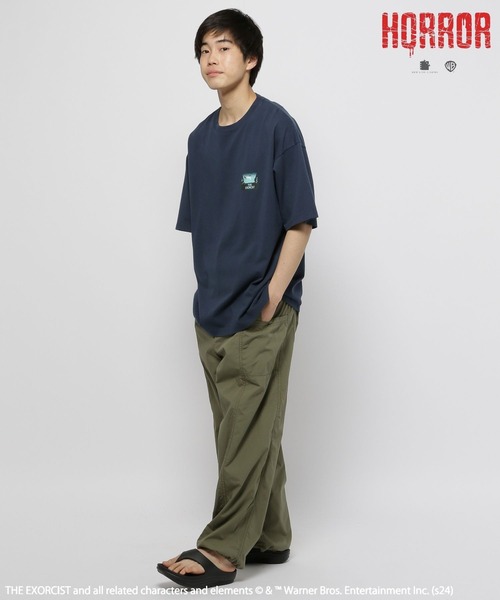 niko and...（ニコアンド）の「【EXORCIST(エクソシスト)】コラボアソートプリントT（Tシャツ/カットソー・メンズ・ネイビー/ホワイト/オフホワイト/ブラック・LARGE/MEDIUM）」の15枚目の写真