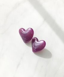 ライトハートアクリルピアス