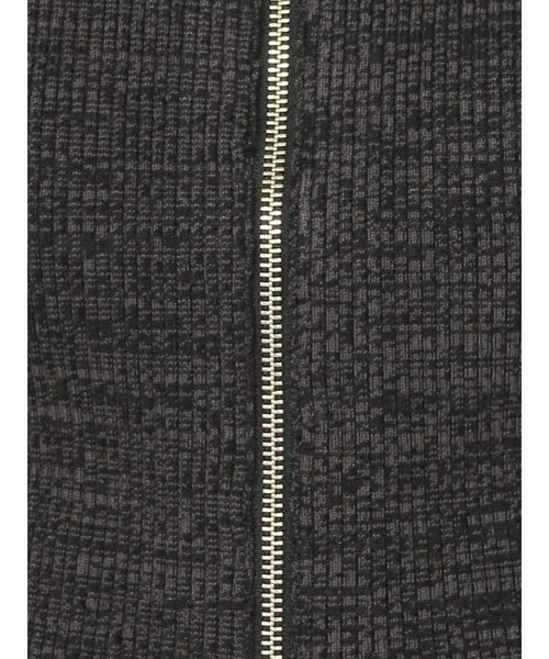 LAGUNAMOON（ラグナムーン）の「フロントZIPメランジニットプル