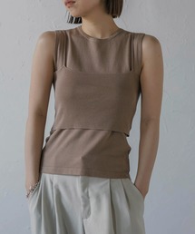 【MINERTE】camisole set tops / キャミソールセットノースリーブトップス