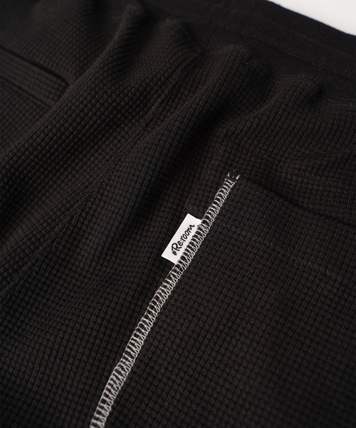 #Re:room（リルーム）の「カラーステッチワッフルショーツ（その他パンツ・メンズ・ブラック・SMALL）」の5枚目の写真