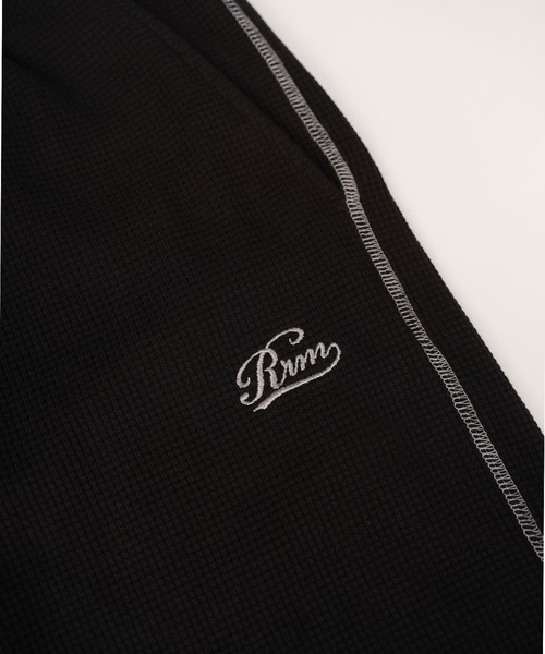 #Re:room（リルーム）の「カラーステッチワッフルショーツ（その他パンツ・メンズ・ブラック・SMALL）」の4枚目の写真