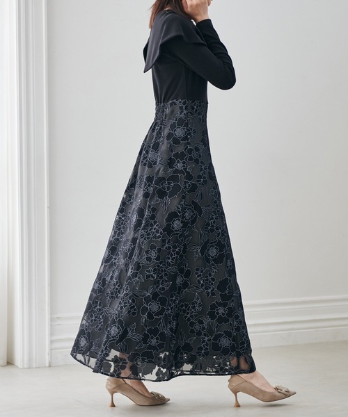 セール】オパールフラワードッキングワンピース（ワンピース）｜RANAN