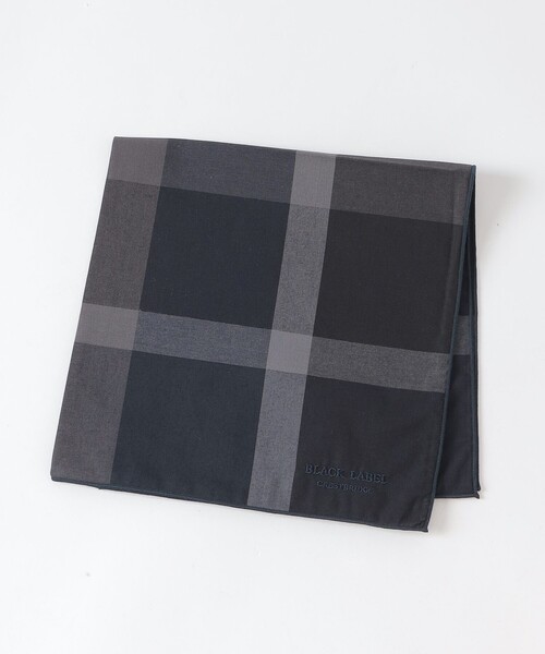BLACK LABEL CRESTBRIDGE(ブラックレーベル・クレストブリッジ)の「クレストブリッジチェックハンカチーフ(ハンカチ/ハンドタオル・メンズ・ネイビー/ベージュ系その他6/レッド系その他2/ベージュ系その他3/ブラック・FREE)」の4枚目の写真