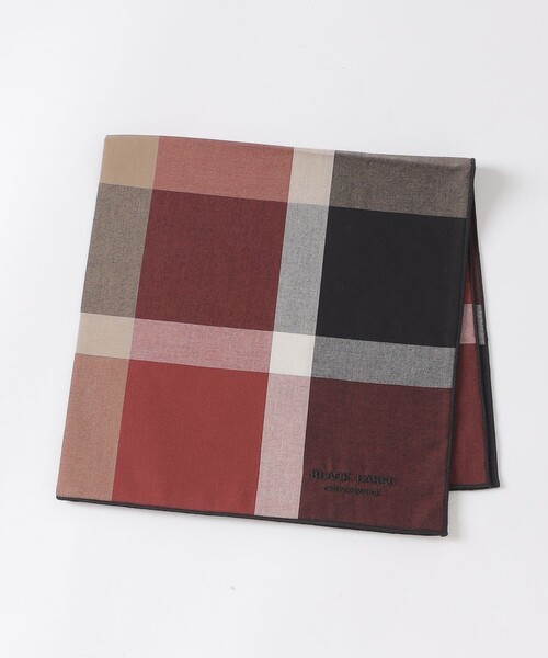 BLACK LABEL CRESTBRIDGE(ブラックレーベル・クレストブリッジ)の「クレストブリッジチェックハンカチーフ(ハンカチ/ハンドタオル・メンズ・ネイビー/ベージュ系その他6/レッド系その他2/ベージュ系その他3/ブラック・FREE)」の5枚目の写真