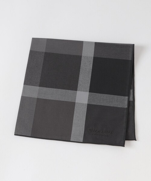 BLACK LABEL CRESTBRIDGE(ブラックレーベル・クレストブリッジ)の「クレストブリッジチェックハンカチーフ(ハンカチ/ハンドタオル・メンズ・ネイビー/ベージュ系その他6/レッド系その他2/ベージュ系その他3/ブラック・FREE)」の2枚目の写真