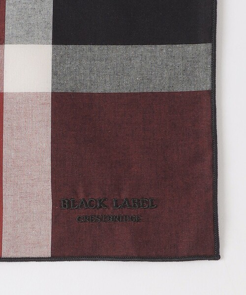 BLACK LABEL CRESTBRIDGE(ブラックレーベル・クレストブリッジ)の「クレストブリッジチェックハンカチーフ(ハンカチ/ハンドタオル・メンズ・ネイビー/ベージュ系その他6/レッド系その他2/ベージュ系その他3/ブラック・FREE)」の8枚目の写真