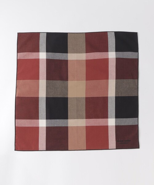 BLACK LABEL CRESTBRIDGE(ブラックレーベル・クレストブリッジ)の「クレストブリッジチェックハンカチーフ(ハンカチ/ハンドタオル・メンズ・ネイビー/ベージュ系その他6/レッド系その他2/ベージュ系その他3/ブラック・FREE)」の9枚目の写真