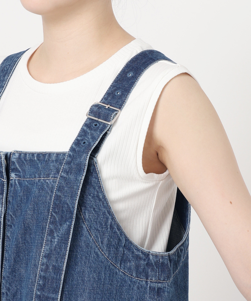 追加3》【WEB限定】デニムオーバーオール（サロペット