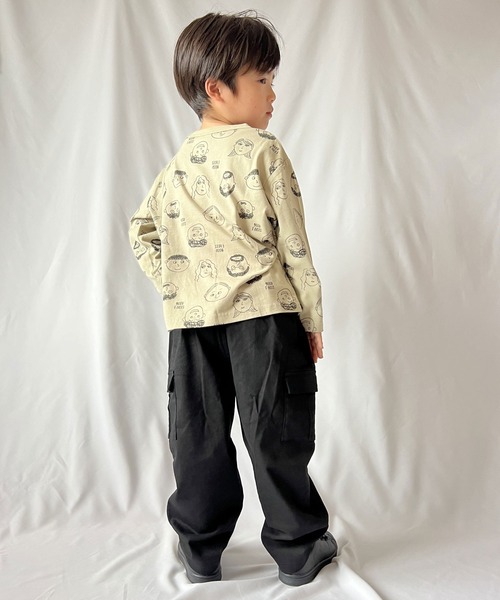 SKAPE(エスケープ)の「プチプリロンT(Tシャツ/カットソー・キッズ・ホワイト/レッド/グリーン/ベージュ/オレンジ/アイボリー/ブラック/ブルー・80cm/90cm/100cm/110cm/120cm/130cm)」の10枚目の写真