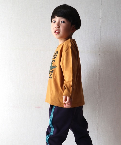 SKAPE(エスケープ)の「プチプリロンT(Tシャツ/カットソー・キッズ・ホワイト/レッド/グリーン/ベージュ/オレンジ/アイボリー/ブラック/ブルー・80cm/90cm/100cm/110cm/120cm/130cm)」の13枚目の写真