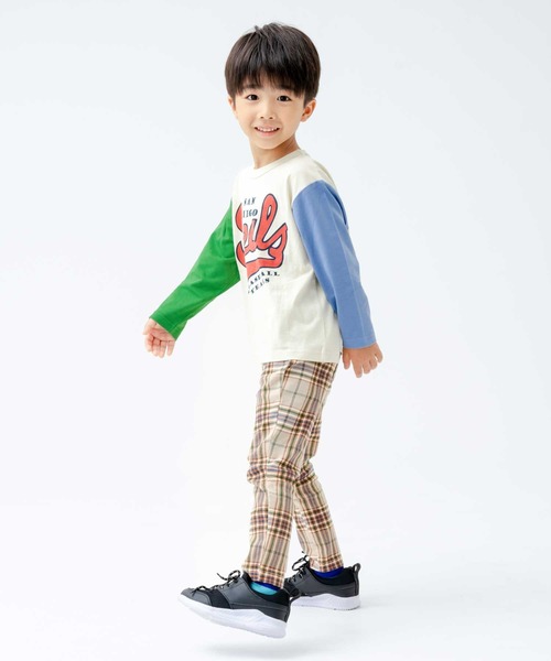 SKAPE(エスケープ)の「プチプリロンT(Tシャツ/カットソー・キッズ・ホワイト/レッド/グリーン/ベージュ/オレンジ/アイボリー/ブラック/ブルー・80cm/90cm/100cm/110cm/120cm/130cm)」の18枚目の写真