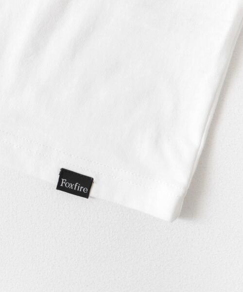 Foxfire（フォックスファイヤー）の「『別注』Foxfire×DOORS　胸ロゴプリントTシャツ（Tシャツ/カットソー・メンズ・ブラック/ホワイト・MEDIUM/LARGE）」の4枚目の写真