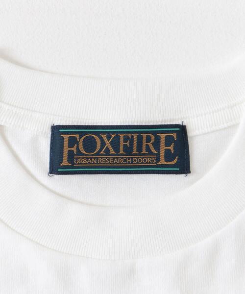 Foxfire（フォックスファイヤー）の「『別注』Foxfire×DOORS　胸ロゴプリントTシャツ（Tシャツ/カットソー・メンズ・ブラック/ホワイト・MEDIUM/LARGE）」の7枚目の写真